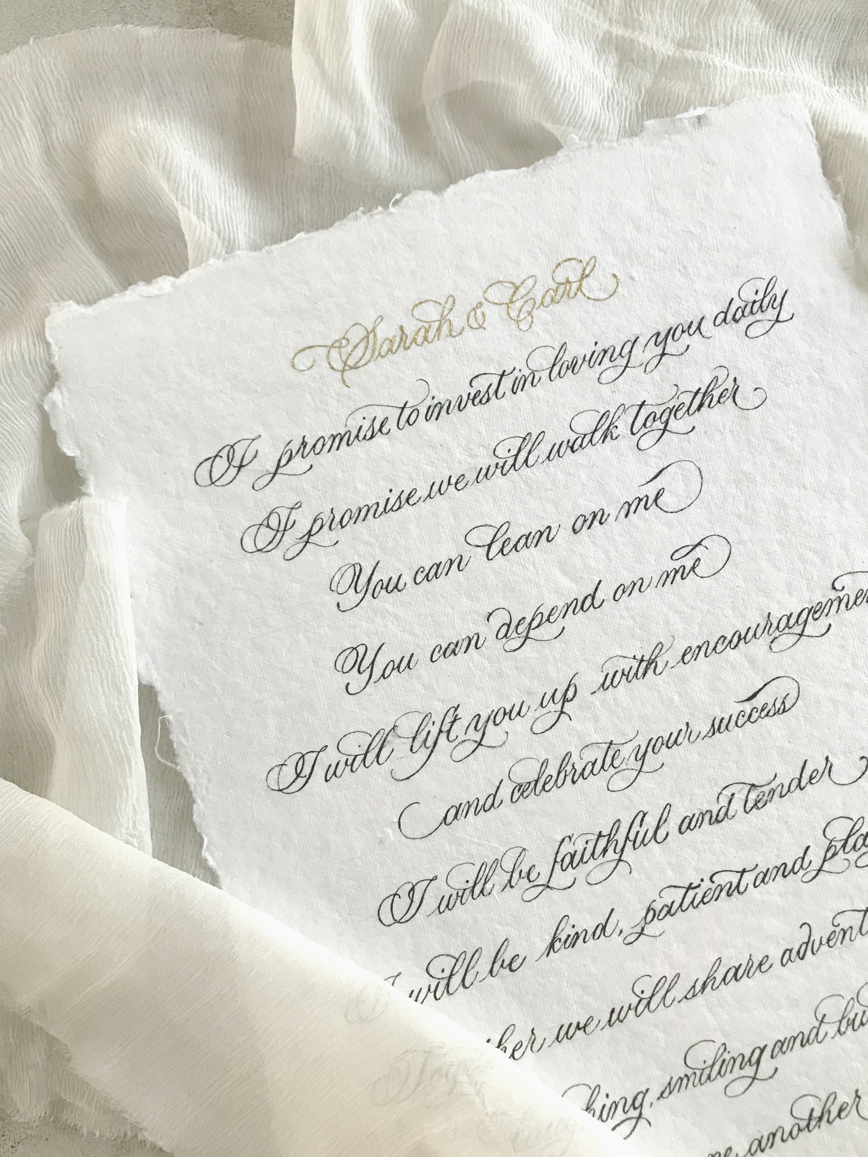 Bespoke Calligraphy 1